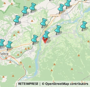 Mappa Via madonna del piave, 32020 Lentiai BL, Italia (6.10722)