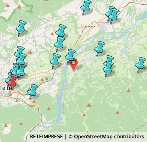 Mappa Via madonna del piave, 32020 Lentiai BL, Italia (5.0215)