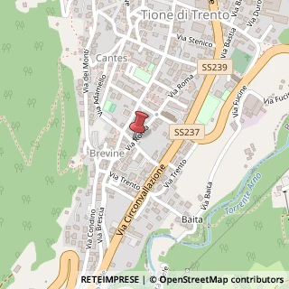 Mappa Via Fabio Filzi, 4, 38079 Tione di Trento, Trento (Trentino-Alto Adige)