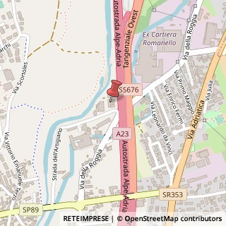 Mappa Strada dell'Artigiano, 19, 33030 Campoformido, Udine (Friuli-Venezia Giulia)