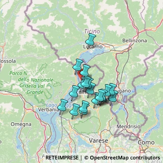 Mappa Via Gualtiero Berti, 21061 Maccagno con Pino e Veddasca VA, Italia (10.8535)