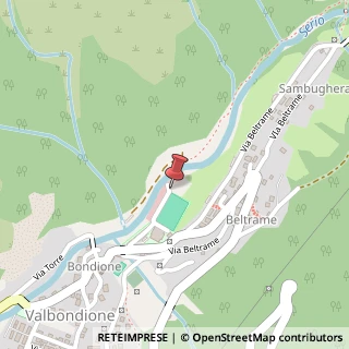 Mappa Palazzetto dello sport, di, 24020 Valbondione, Bergamo (Lombardia)