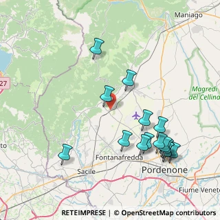 Mappa Via I° Maggio, 33070 Budoia PN, Italia (8.66133)