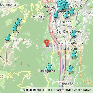 Mappa Via Mazzonelli, 38123 Trento TN, Italia (3.283)