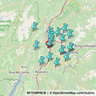 Mappa Via Mazzonelli, 38123 Trento TN, Italia (10.166)