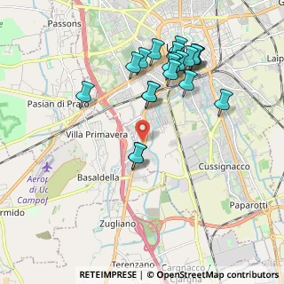 Mappa Via Camillo Giussani, 33100 Udine UD, Italia (1.9425)
