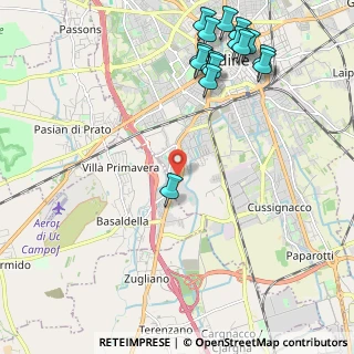 Mappa Via Camillo Giussani, 33100 Udine UD, Italia (2.69)