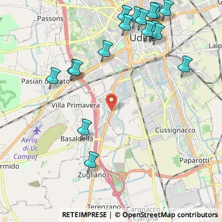 Mappa Via Camillo Giussani, 33100 Udine UD, Italia (2.82235)