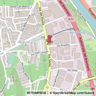 Mappa Via Stella, 1, 38123 Trento, Trento (Trentino-Alto Adige)