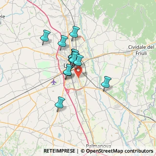 Mappa Via Treviso, 33100 Udine UD, Italia (4.82462)