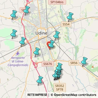 Mappa Via Treviso, 33100 Udine UD, Italia (5.10176)