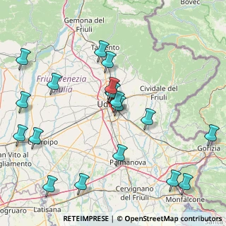 Mappa Via Treviso, 33100 Udine UD, Italia (18.61632)