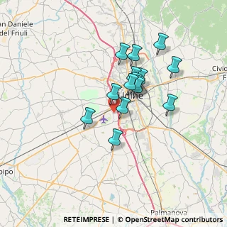Mappa Via delle Robinie, 33030 Campoformido UD (5.35933)