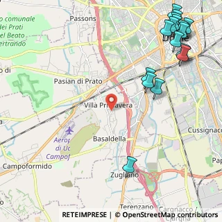 Mappa Via delle Robinie, 33030 Campoformido UD (3.15176)