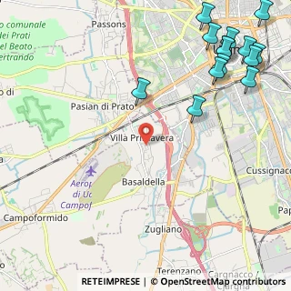 Mappa Via delle Robinie, 33030 Campoformido UD (3.13429)