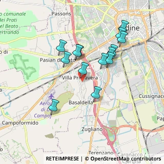 Mappa Via delle Robinie, 33030 Campoformido UD (1.68643)