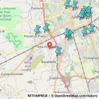 Mappa Via delle Robinie, 33030 Campoformido UD (2.97571)