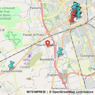 Mappa Via delle Robinie, 33030 Campoformido UD (3.56118)