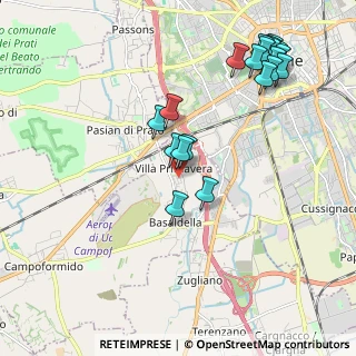 Mappa Via delle Robinie, 33030 Campoformido UD (2.2715)