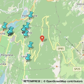 Mappa Via Coste de Lagol, 38072 Calavino TN, Italia (2.64091)
