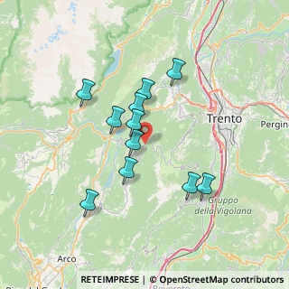 Mappa Via Coste de Lagol, 38072 Calavino TN, Italia (6.00273)