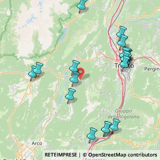Mappa Via Coste de Lagol, 38072 Calavino TN, Italia (9.8115)