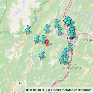 Mappa Via Coste de Lagol, 38072 Calavino TN, Italia (7.889)