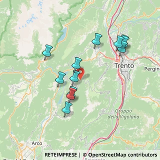 Mappa Via Coste de Lagol, 38072 Calavino TN, Italia (7.0875)