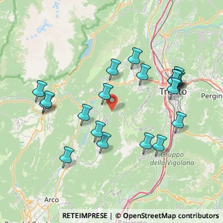 Mappa Via Coste de Lagol, 38072 Calavino TN, Italia (8.317)