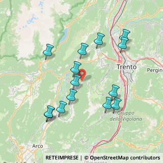 Mappa Via Coste de Lagol, 38072 Calavino TN, Italia (7.72929)