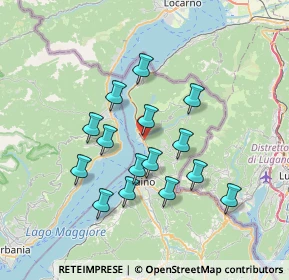 Mappa Via Domenico della Bella, 21010 Maccagno con Pino e Veddasca VA, Italia (6.21933)