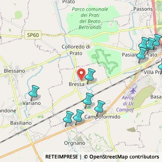Mappa Via di Mezzo, 33030 Campoformido UD, Italia (2.76)