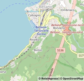 Mappa Frazione Biosio Via per Lecco, 23822 Bellano LC, Italia (0.39615)