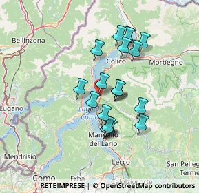 Mappa Via per Biosio, 23822 Bellano LC, Italia (11.3785)