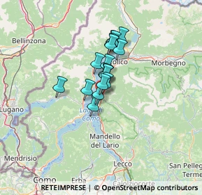 Mappa Via per Biosio, 23822 Bellano LC, Italia (7.98059)