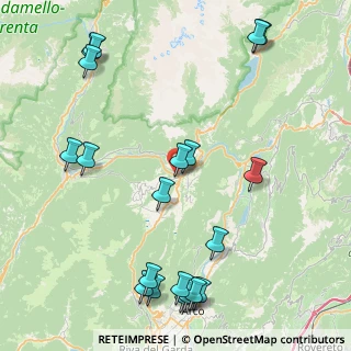 Mappa Via Guglielmo Marconi, 38077 Comano Terme TN, Italia (10.641)