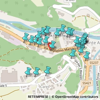 Mappa Via Guglielmo Marconi, 38077 Comano Terme TN, Italia (0.24966)