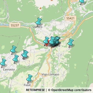 Mappa Via Guglielmo Marconi, 38077 Comano Terme TN, Italia (1.7395)