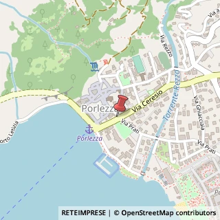 Mappa Via Prati, 8, 22018 Porlezza, Como (Lombardia)