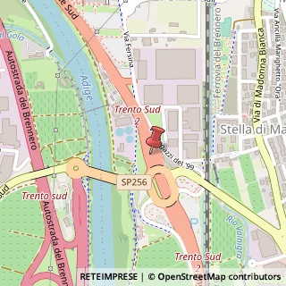 Mappa Via Ragazzi del '99, 12, 38123 Trento, Trento (Trentino-Alto Adige)