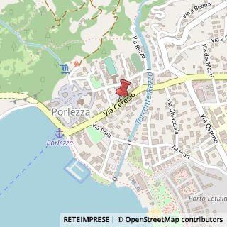 Mappa Via Ceresio, 22018 Porlezza CO, Italia, 22018 Porlezza, Como (Lombardia)