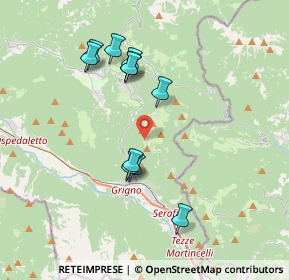 Mappa Località Celado, 38055 Grigno TN, Italia (3.43455)