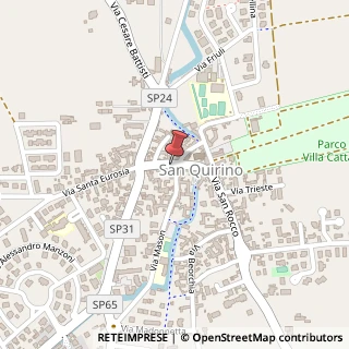 Mappa Via Piazzetta, 1, 33080 San Quirino, Pordenone (Friuli-Venezia Giulia)