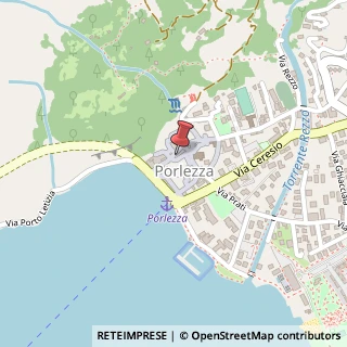 Mappa Via Giuseppe Garibaldi, 24, 22018 Porlezza, Como (Lombardia)