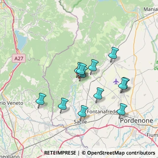 Mappa Via Piantuzze, 33070 Polcenigo PN, Italia (6.465)