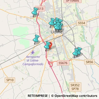 Mappa Via Adriatica, 33100 Udine UD, Italia (3.62909)