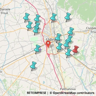 Mappa Via Adriatica, 33100 Udine UD, Italia (7.83813)