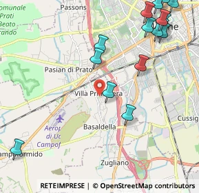 Mappa Viale delle Rose, 33030 Campoformido UD, Italia (2.77813)