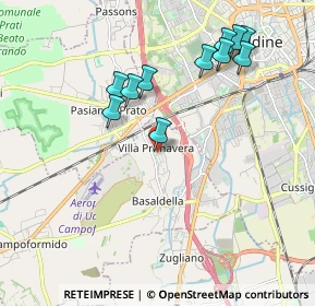 Mappa Viale delle Rose, 33030 Campoformido UD, Italia (1.94727)