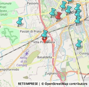 Mappa Viale delle Rose, 33030 Campoformido UD, Italia (2.78455)
